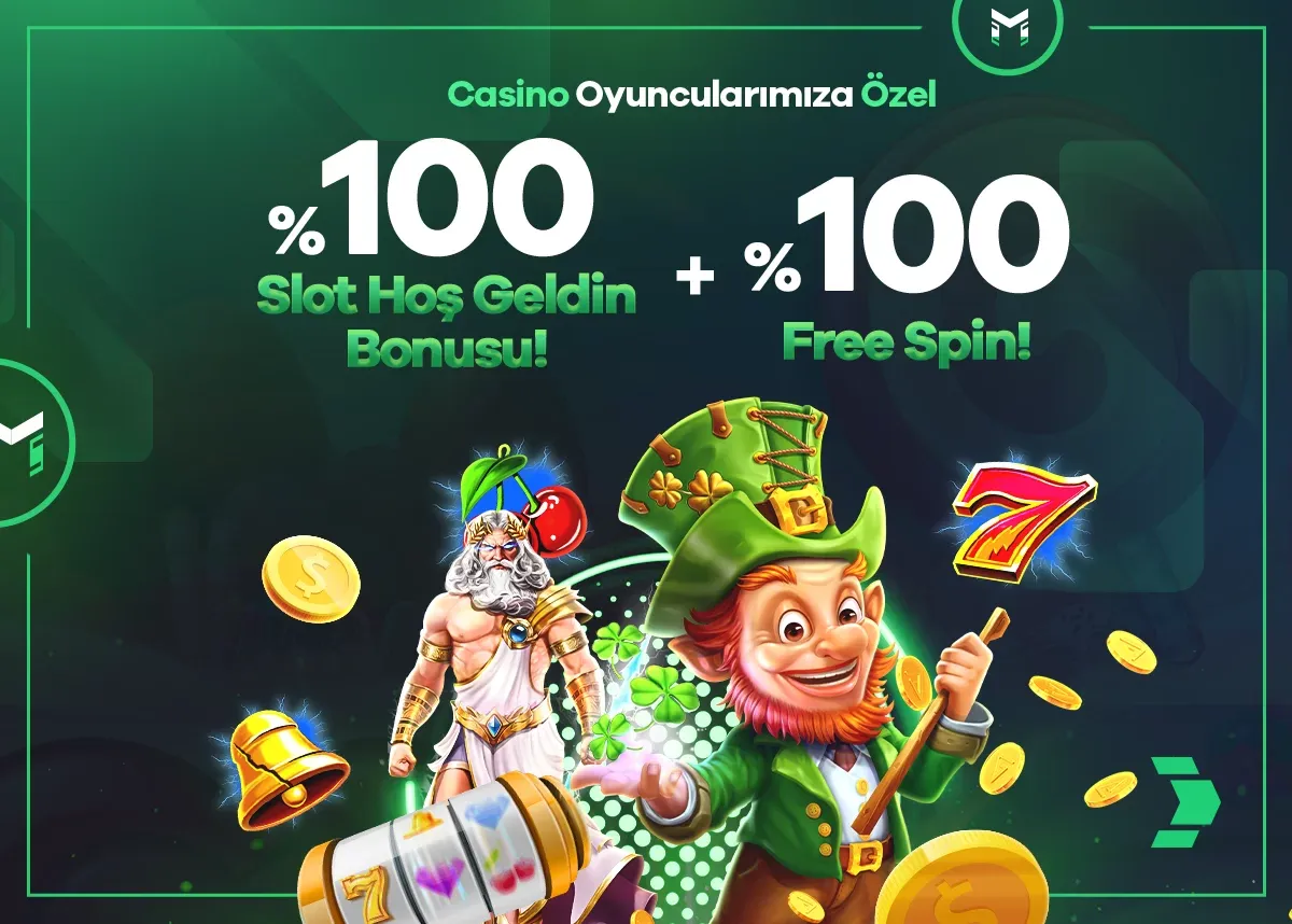 %100 Casino Hoş Geldin Bonusu