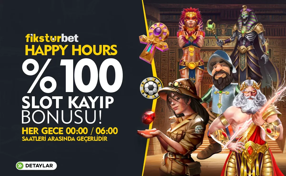 %100 Slot Kayıp Bonusu