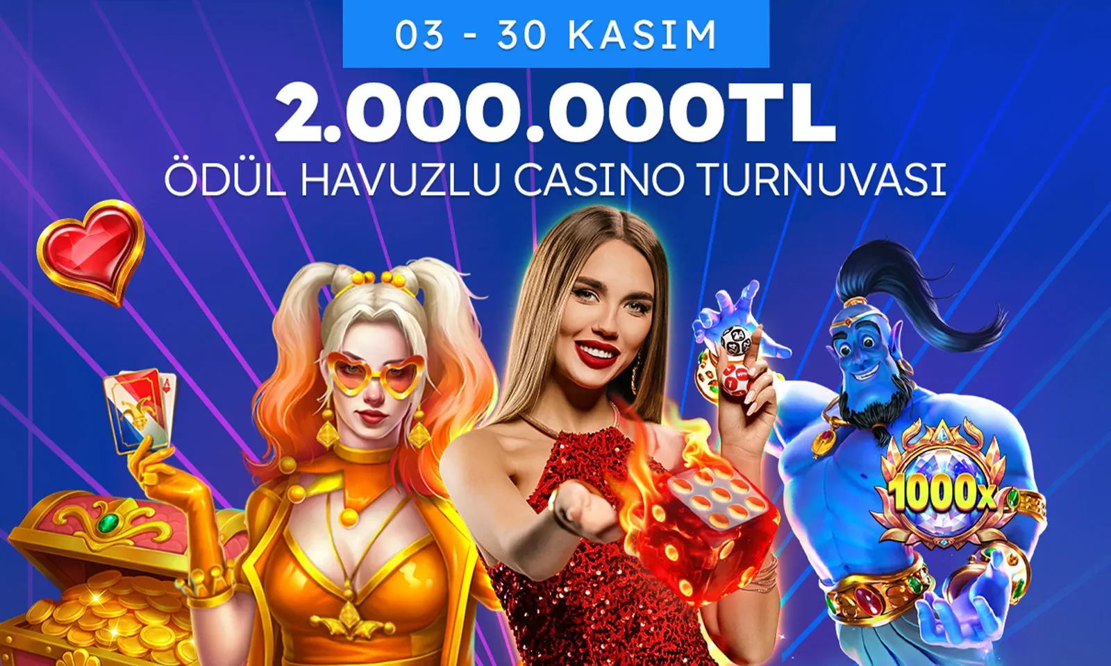 2.000.000 Tl Ödül Havuzlu Casino Turnuvası