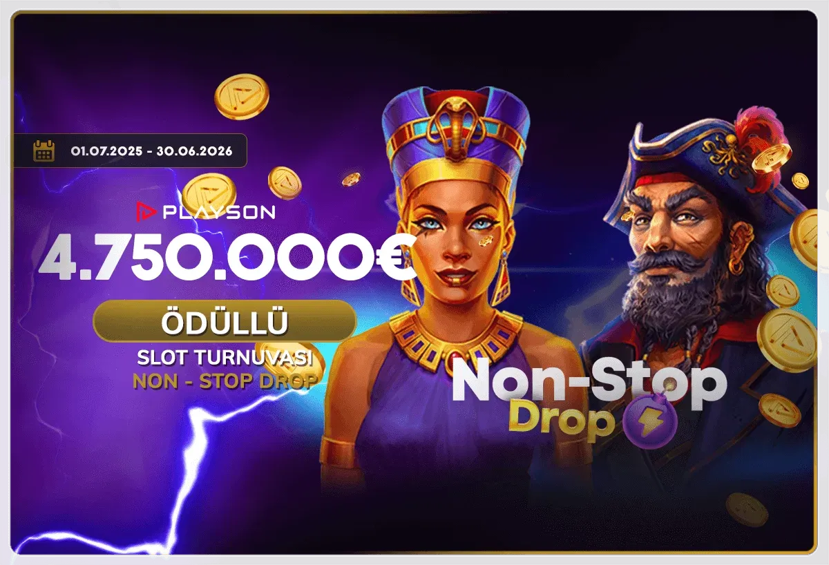 4.750.000 € Ödüllü Non-Stop Drop