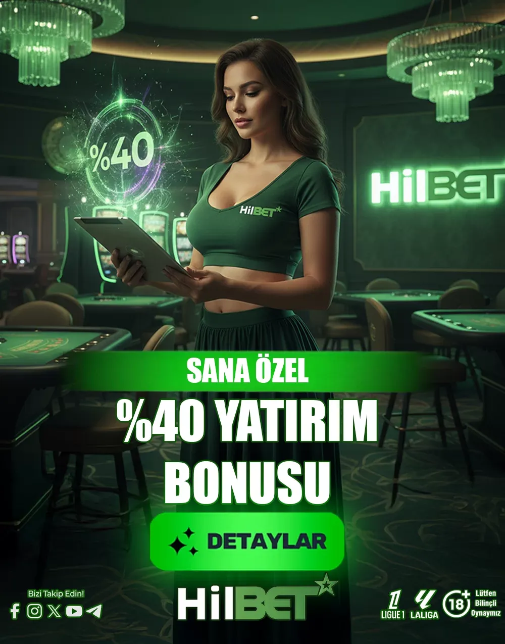 %40 Casino Ve Spor Yatırım Bonusu