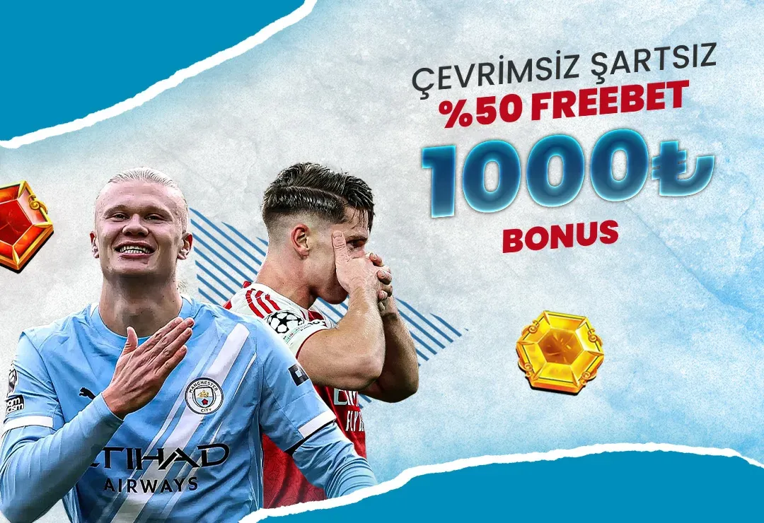 %50 Freebet Spor Bonusu