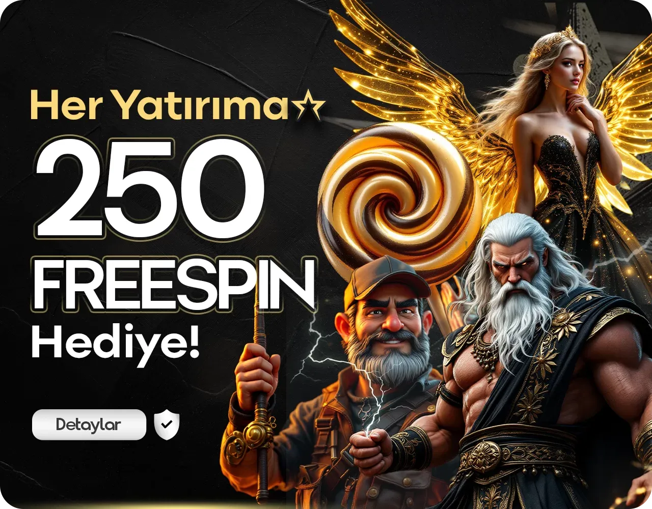Her Yatırıma 250 Freespin Bonusu