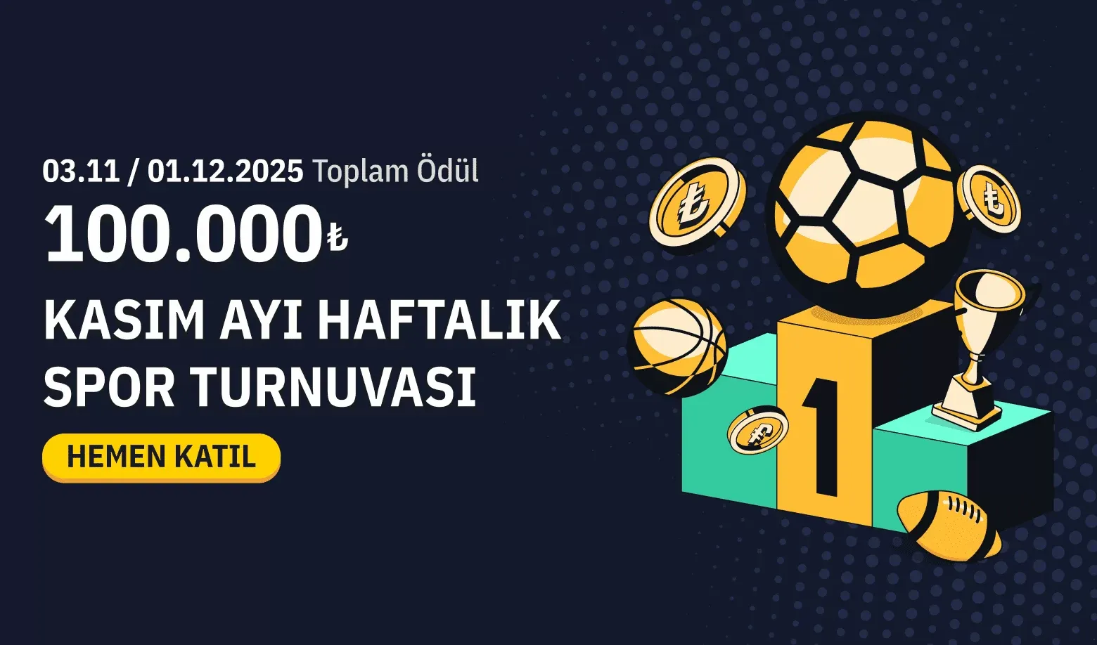 Kasım Ayı Haftalık Spor Turnuvası Ödülleri